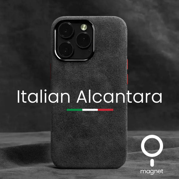 Case Magnetic Alcantara para Iphone - Material dos Super Carros e Iates de Luxo - Lançamento e Exclusividade!